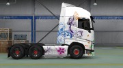 Скин Floral для Volvo FH 16 2013 для Euro Truck Simulator 2 миниатюра 4