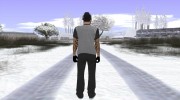 Skin GTA Online в серой маске para GTA San Andreas miniatura 5