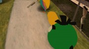 Green Bird from Angry Birds para GTA San Andreas miniatura 4