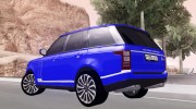 Range Rover SVA для GTA San Andreas миниатюра 3