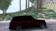 Land Rover Range Rover для GTA San Andreas миниатюра 2