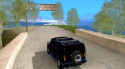 AMG H2 HUMMER SUV FBI para GTA San Andreas miniatura 3