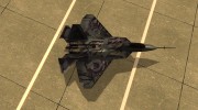 YF-22 Starscream para GTA San Andreas miniatura 5