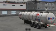 Mobil Fuels and Oils Tanker for Euro Truck Simulator 2 miniature 2