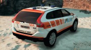 Volvo XC60 - Swiss - GE Police for GTA 5 miniature 4
