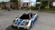 Pagani Zonda Racing Edit for GTA San Andreas miniature 1