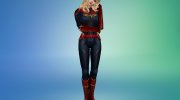 Captain Marvel para Sims 4 miniatura 5