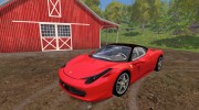 Ferrari 458 Italia для Farming Simulator 2015 миниатюра 1