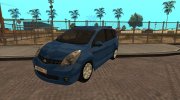 Nissan Note (2009) para GTA San Andreas miniatura 6