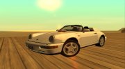 1993 Porsche 911 Speedster Carrera 2 (964) для GTA San Andreas миниатюра 1