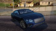 Bentley Continental GT 2018 для GTA San Andreas миниатюра 1
