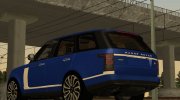 Range Rover SVA para GTA San Andreas miniatura 2
