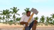 New bat - Sledgehammer for GTA San Andreas miniature 1