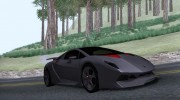 Lamborghini Sesto Elemento 2011 для GTA San Andreas миниатюра 4