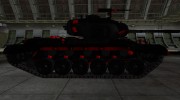 Черно-красные зоны пробития M46 Patton для World Of Tanks миниатюра 5