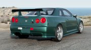 Nissan Skyline GT-R Nismo Z-Tune (BNR34) 2005 для BeamNG.Drive миниатюра 3