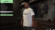 Футболка Real Madrid для Франклина para GTA 5 miniatura 3