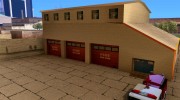HD пожарная часть для GTA San Andreas миниатюра 3