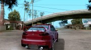 Mitsubishi Lancer Evo X for GTA San Andreas miniature 4