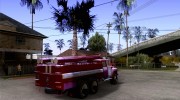 Зил 133ГЯ АЦ пожарный для GTA San Andreas миниатюра 4
