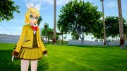 Kagamine Rin - School Outfit for GTA San Andreas miniature 4