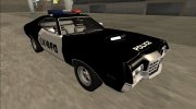 1972 Ford Gran Torino Police LVPD для GTA San Andreas миниатюра 2