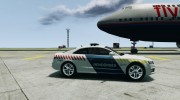 Audi S5 Hungarian Police Car white body for GTA 4 miniature 5