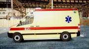 Mercedes-Benz Sprinter 311 cdi Belgian Ambulance para GTA 4 miniatura 5