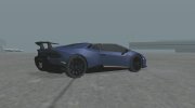 2018 Lamborghini Huracan LP640-4 Performante Spyder (SA Style) para GTA San Andreas miniatura 2