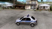 Dacia Logan Police para GTA San Andreas miniatura 2