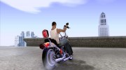 Harley Davidson softail Skin 2 para GTA San Andreas miniatura 4