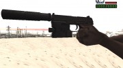 Новый пистолет с глушителем for GTA San Andreas miniature 7
