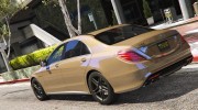 Mercedes-Benz S63 AMG W222 2.6 for GTA 5 miniature 11