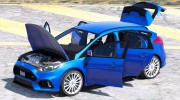 2016-2017 Ford Focus RS 1.0 for GTA 5 miniature 6