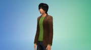 Прическа Raon Jena para Sims 4 miniatura 2