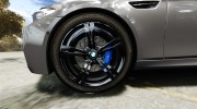 BMW M5 F10 2012 for GTA 4 miniature 12