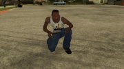 Белая майка Land of the Dead Road to Fiddlers Green para GTA San Andreas miniatura 3