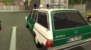 Mercedes-Benz W123 (S123) Polizei para GTA San Andreas miniatura 6