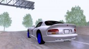 Dodge Viper GTS Monster Energy DRIFT for GTA San Andreas miniature 3