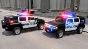 Hummer H3X 2007 LC Police Edition [ELS] para GTA 4 miniatura 1