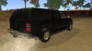 Chevrolet Suburban FBI для GTA San Andreas миниатюра 3