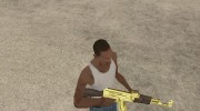 AK-47 Gold para GTA San Andreas miniatura 1