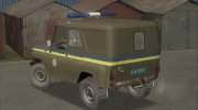 УАЗ - 31514 Милиция Патрульная Служба Украины для GTA San Andreas миниатюра 3