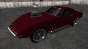 Chevrolet Corvette C3 Stingray для GTA San Andreas миниатюра 4
