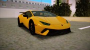 Lamborghini Huracan Performante LP640-4 2017 Wheel style 1 для GTA San Andreas миниатюра 1