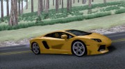 Lamborghini Aventador LP700-4 2012 для GTA San Andreas миниатюра 4