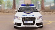 Audi S4 - Croatian Police Car for GTA San Andreas miniature 12