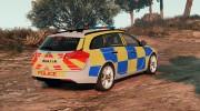 Police Vauxhall Insignia Estate v1.1 for GTA 5 miniature 3