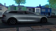 Tesla Model S Wagon para GTA San Andreas miniatura 2