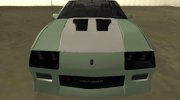 Chevrolet Camaro IROC-Z 1990 US Border Patrol для GTA San Andreas миниатюра 8